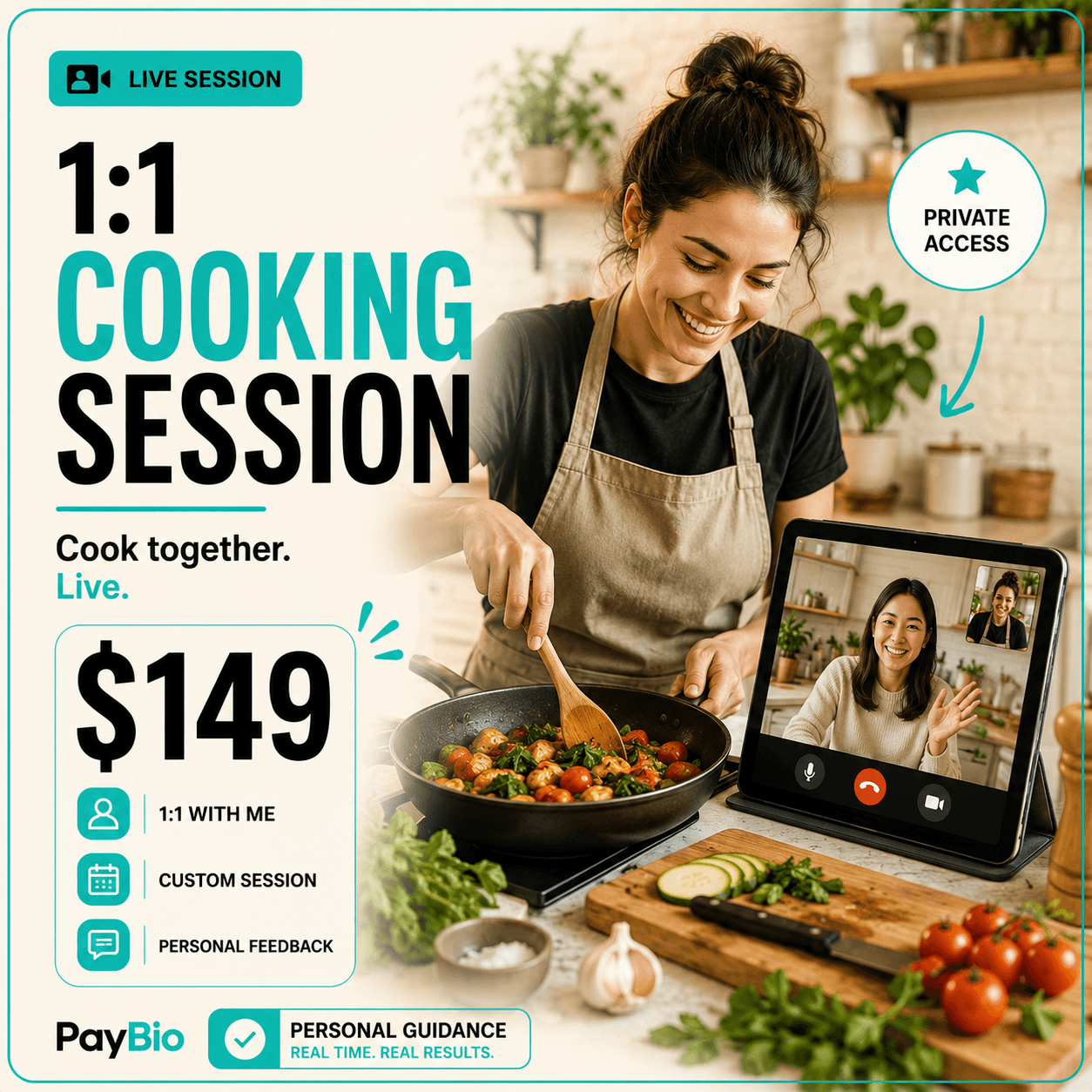 1:1 Cooking Session cover